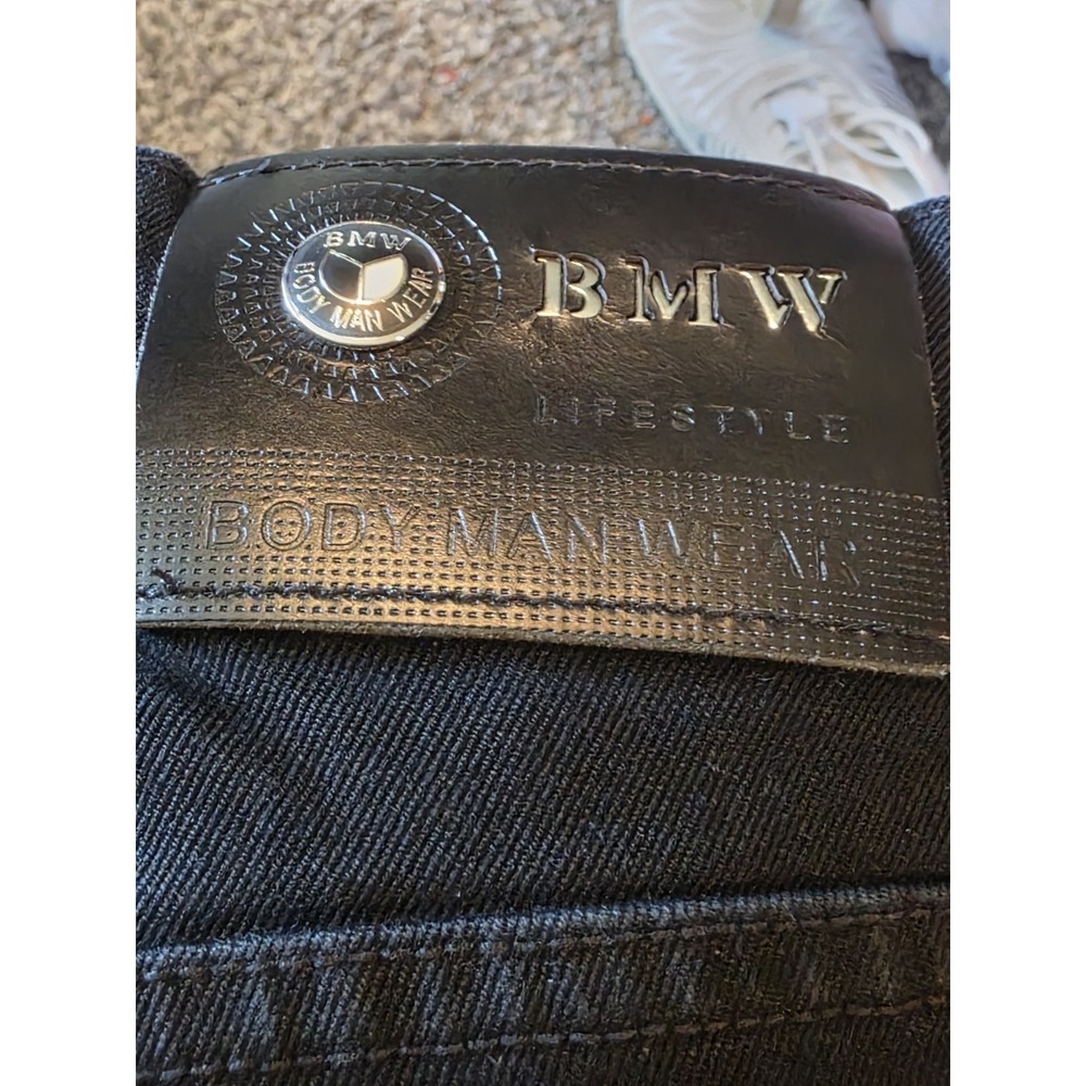 BMW black Jeans Lifestyle Body‎ Manwear.  32x32 10" Rise